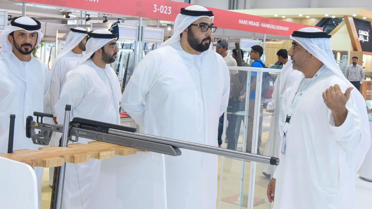 Sheikh Rashid visits ADIHEX 2025 praises heritage & growth