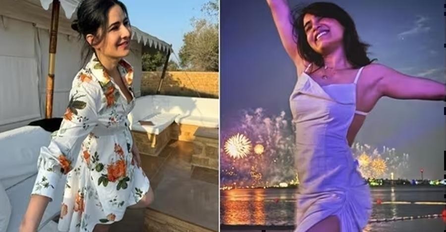 Katrina and Vicky's stylish duo; Samantha's 2024 party look.