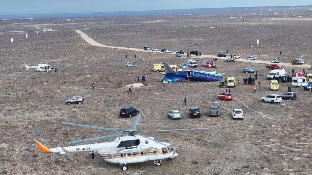 Plane with 67 people crashes in Kazakhstan, dozens feared dead, officials say