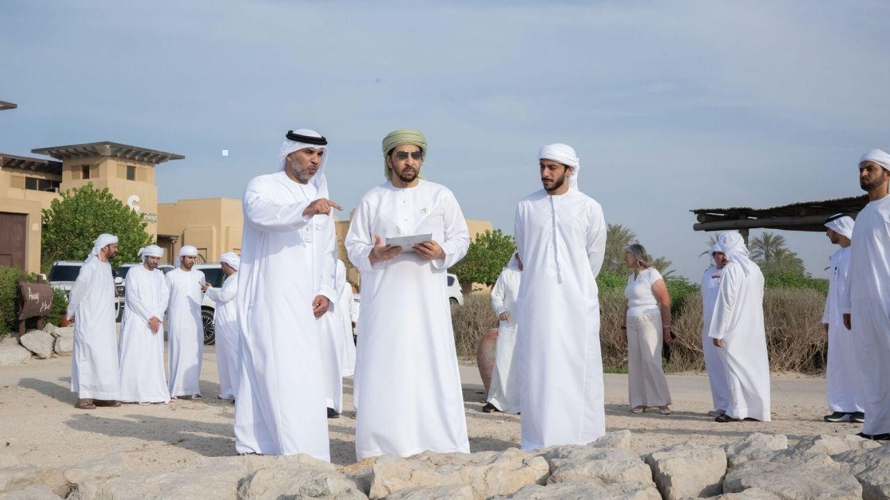 Hamdan bin Zayed Visits Sir Bani Yas Island – Development Plans