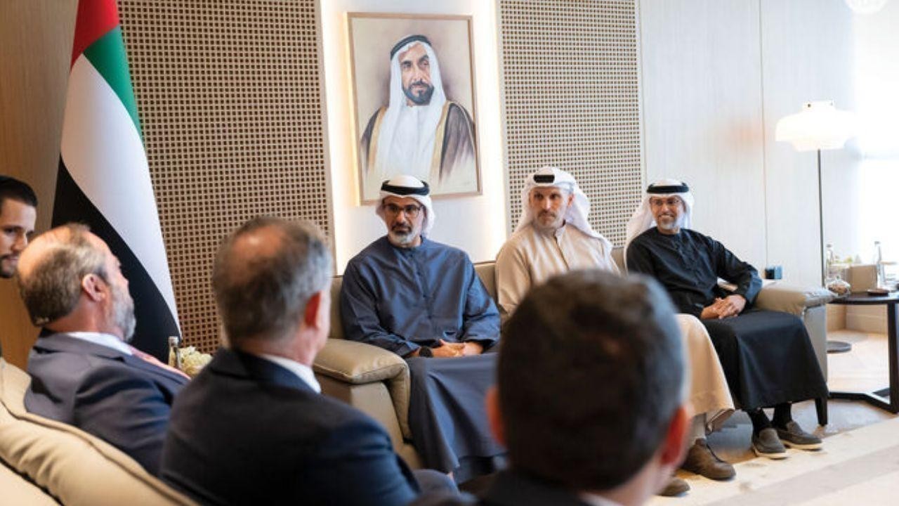 Khaled bin Mohamed bin Zayed Meets Brazil's Minister of Mines & Energy