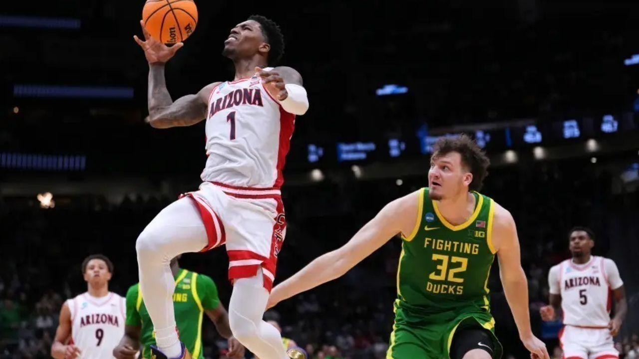 Arizona Beats Oregon 87-83, Advances to Sweet 16 in NCAA Tournament