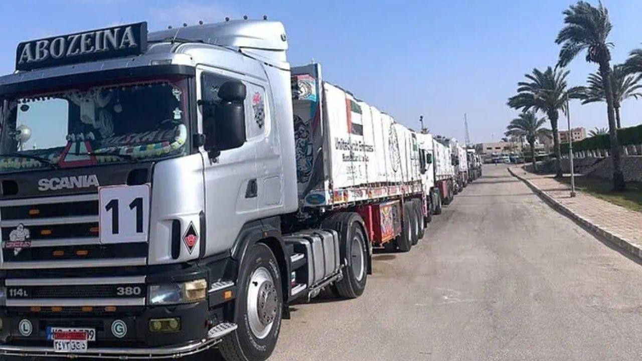 Gaza Aid: UAE Dispatches 100 Convoys in 'Operation Chivalrous Knight 3