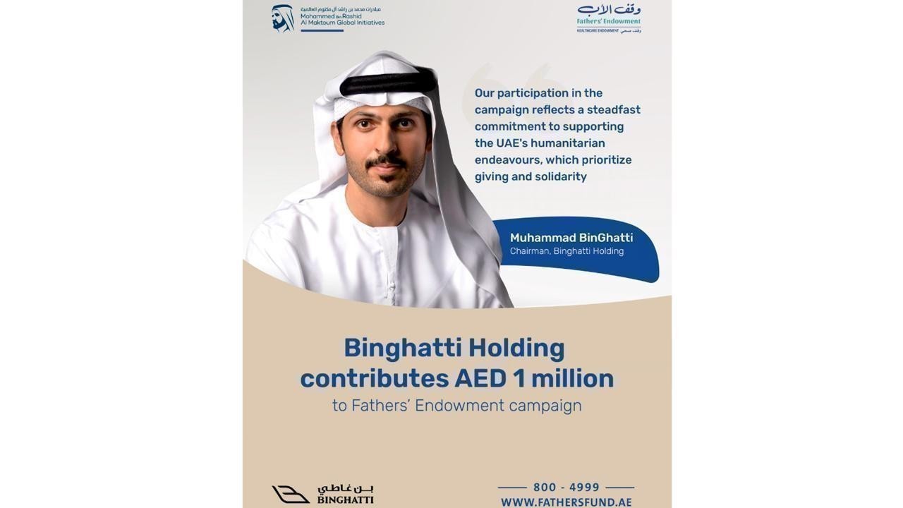 Binghatti Holding Contributes AED 1M to Fathers’ Endowment Drive