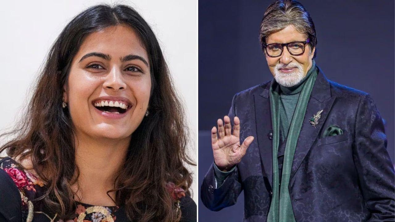 Manu Bhaker Impresses Amitabh Bachchan on KBC 16 with Iconic Mohabbatein Dialogue