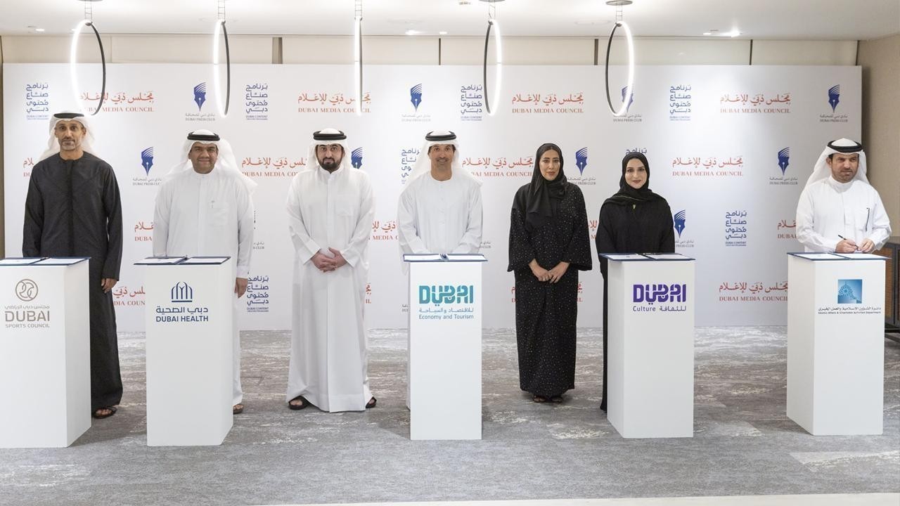Ahmed bin Mohammed Oversees MoU Signing for Dubai Content Creators Programme
