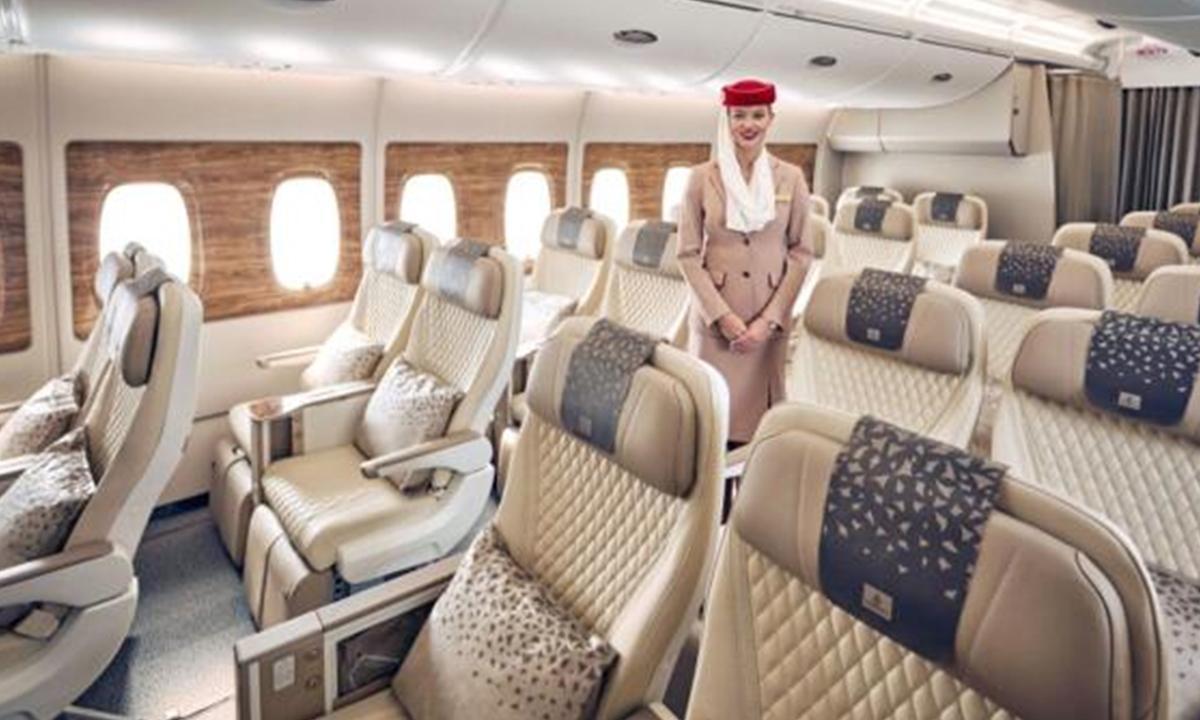 Emirates unveils A380 premium economy to this destination