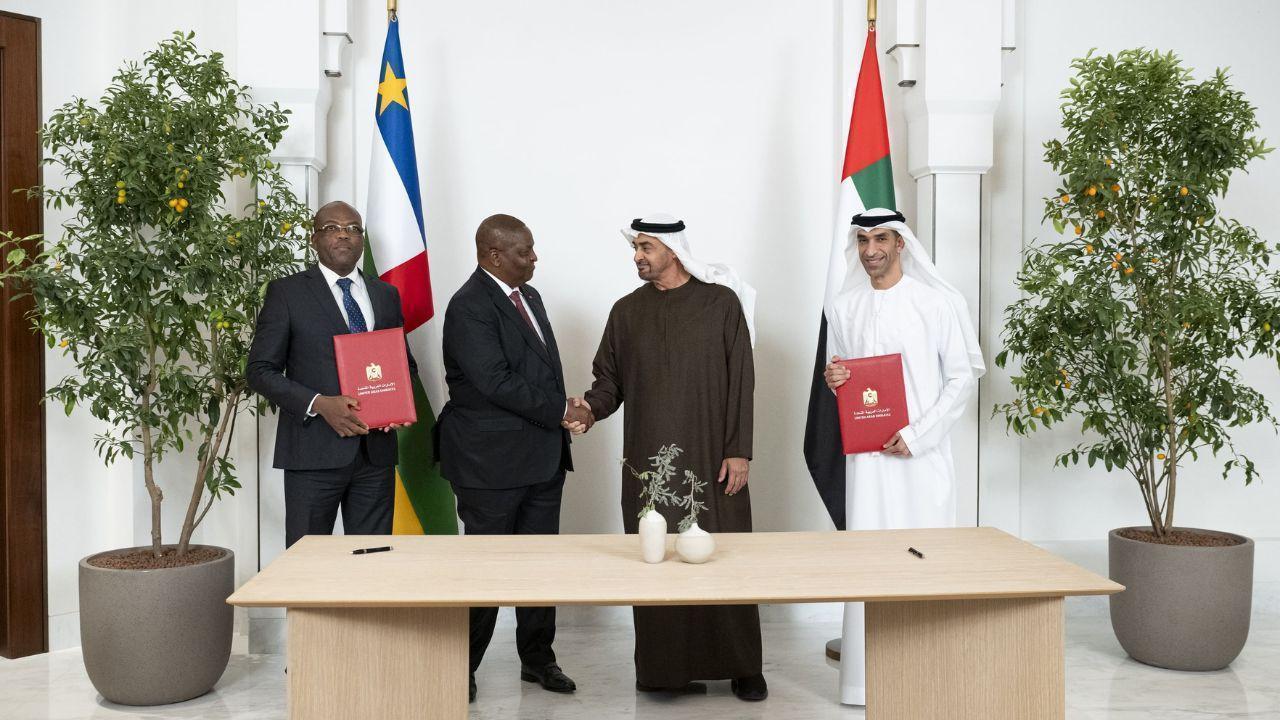 UAE, CAR Presidents witness signing of Comprehensive Economic Partnership Agreement