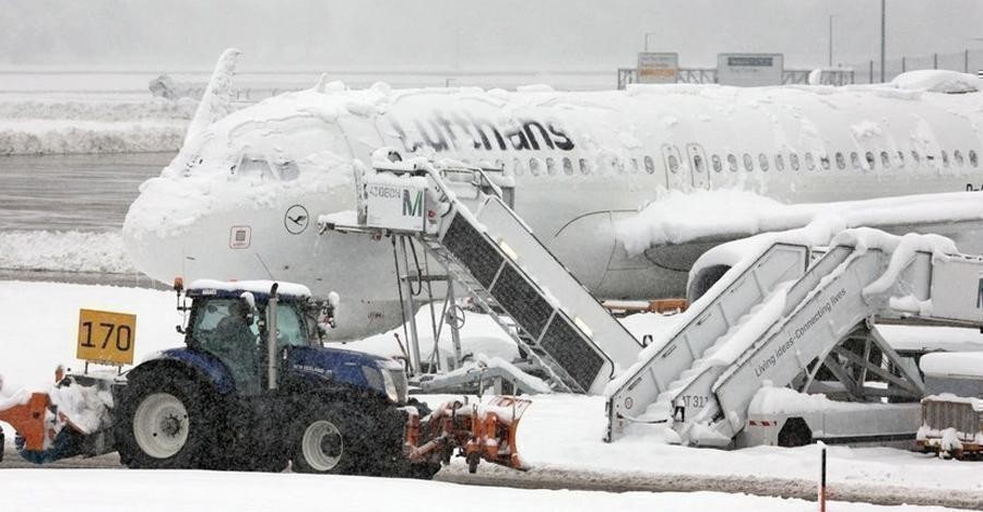Over 500 flights cancelled in Germany due to heavy snow