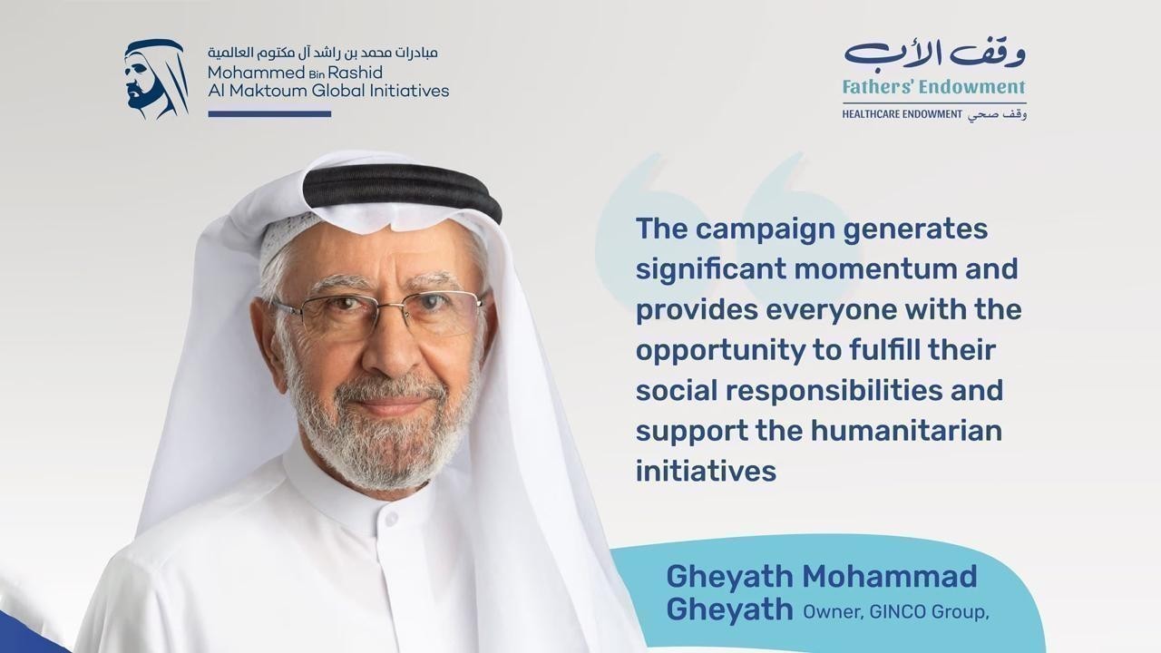 Gheyath Mohammad Gheyath donates AED 7 million to Fathers’ Endowment campaign