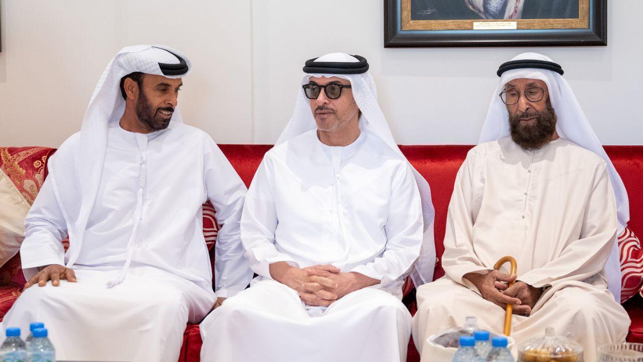 Sheikh Hazza Offers Condolences to Al Aryani Family