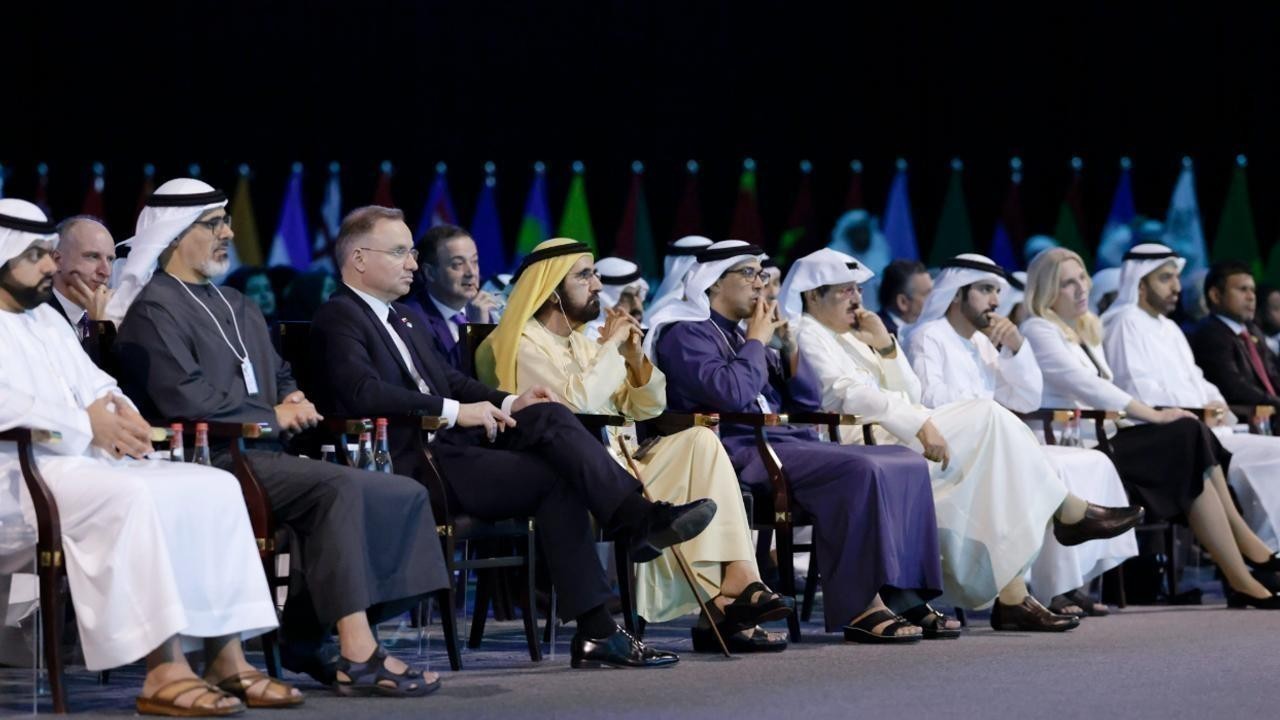 Mohammed bin Rashid attends keynote session with IMF Managing Director