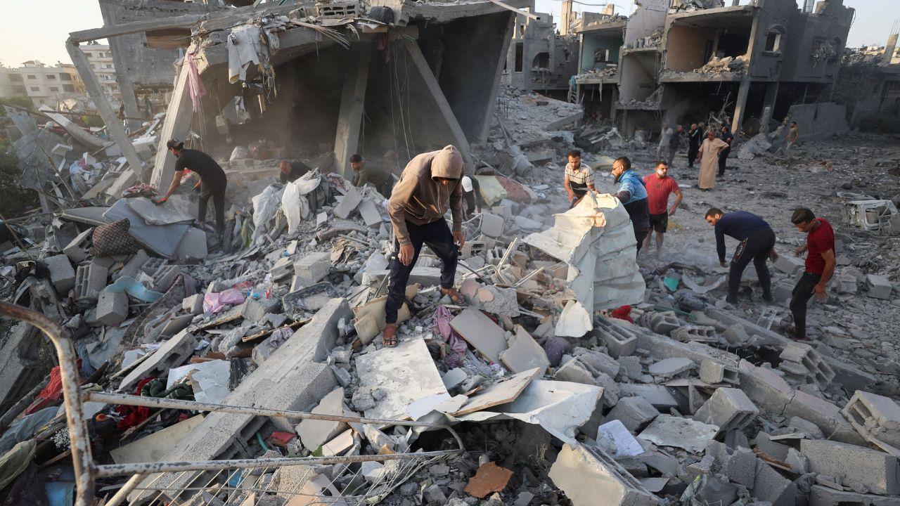 65 Palestinians Killed in Gaza Strikes, Many Are Children