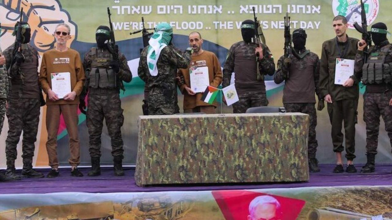 Hamas releases three more Israeli hostages to Red Cross custody