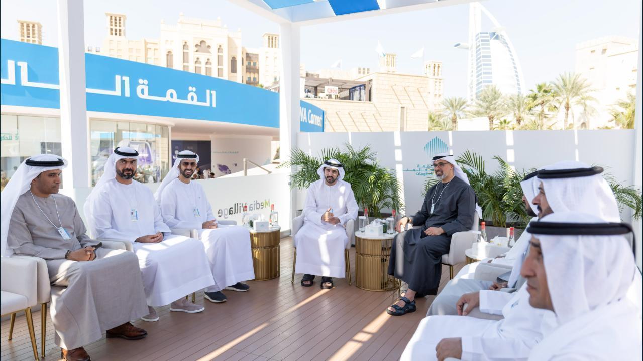 Khaled bin Mohamed & Sheikh Hamdan Attend World Governments Summit 2025
