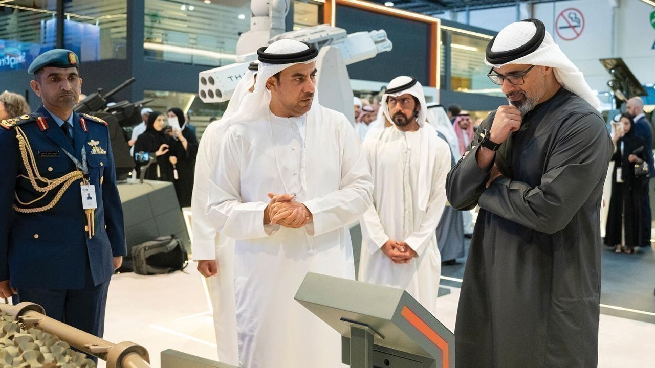 Khaled bin Mohamed bin Zayed Visits IDEX 2025 in Abu Dhabi