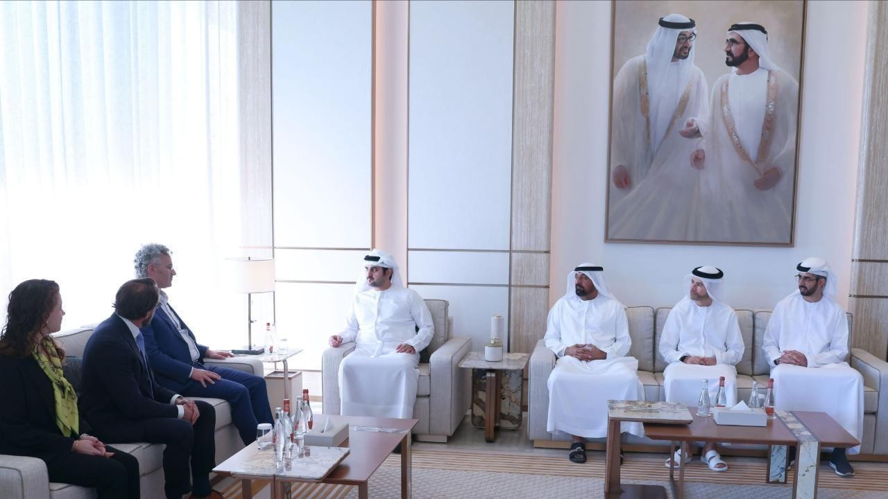 Maktoum bin Mohammed meets Co-Founder and CEO of Palantir Technologies