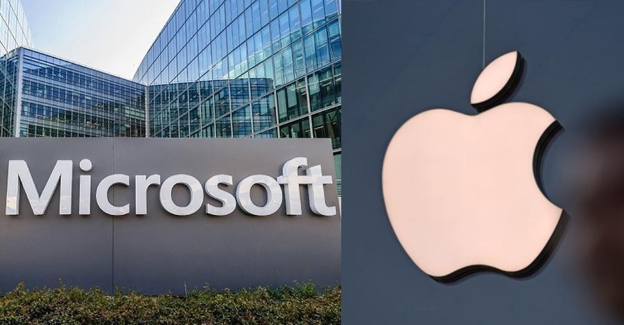 Microsoft Briefly Surpasses Apple as Top Valued Firm Globally