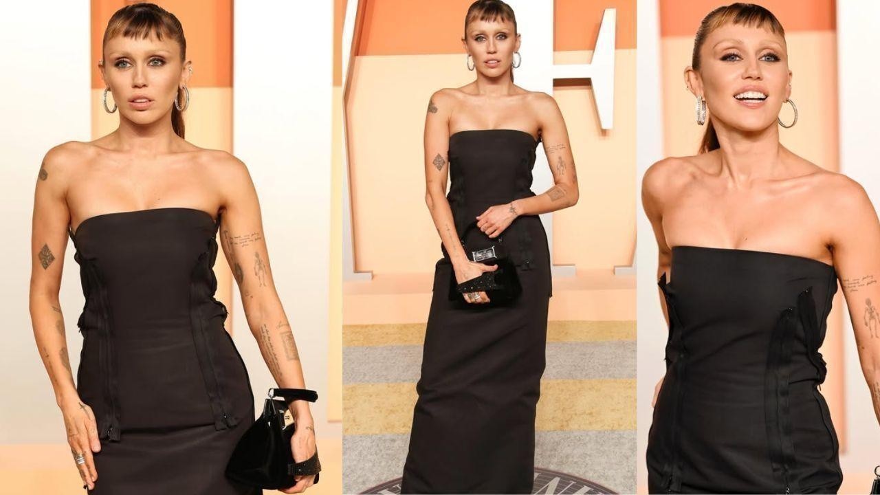 Miley Cyrus Debuts Bold New Hairstyle Between Oscars and After-Party
