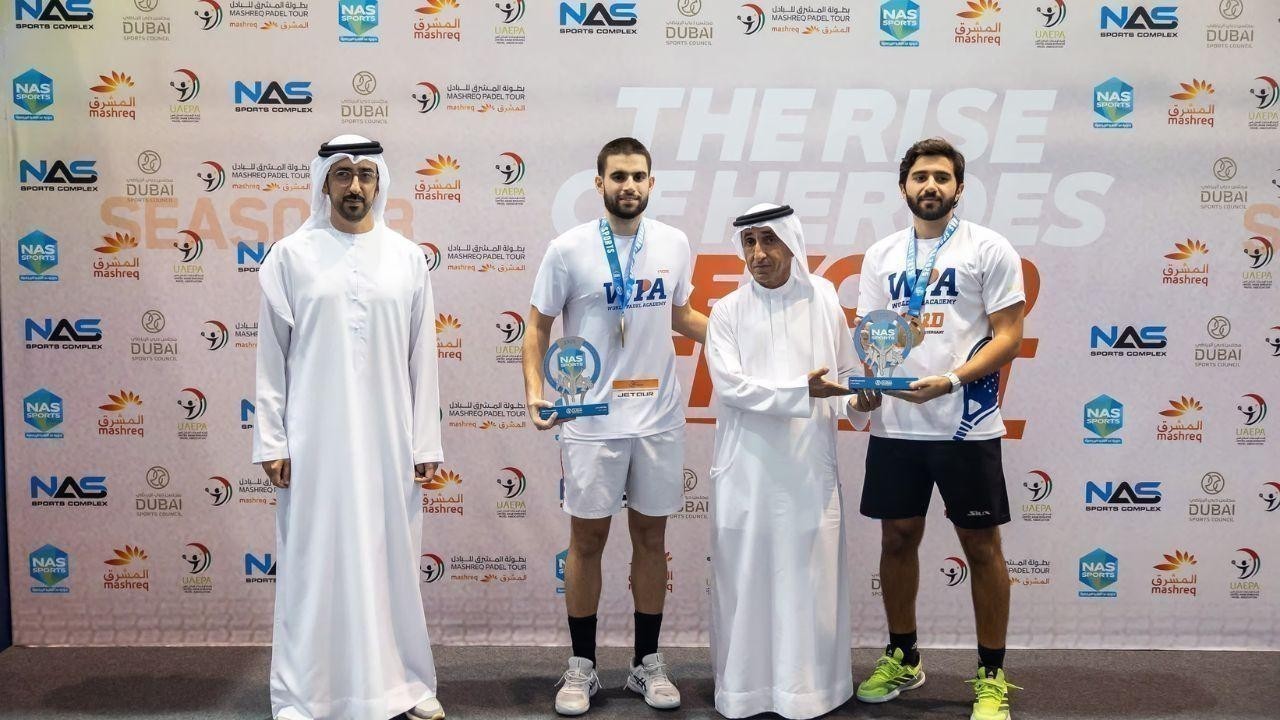 Saeed bin Maktoum crowns local padel winners at Nad Al Sheba Tournament