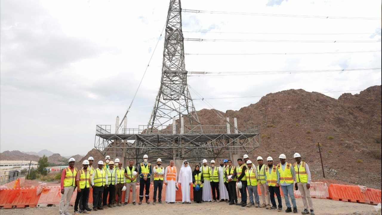 Saeed Mohammed Al Tayer reviews progress on electricity projects
