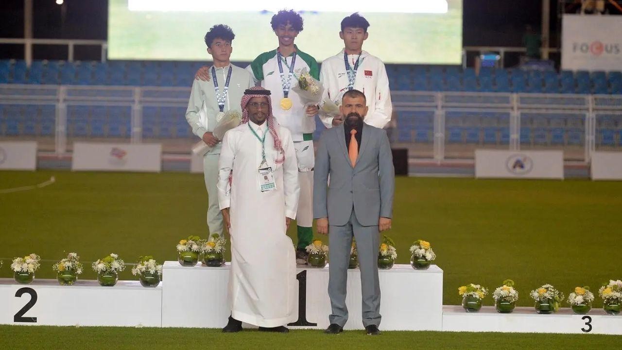 Saudi Runner Hakeem Wins Second Gold at Asian U18 Championships