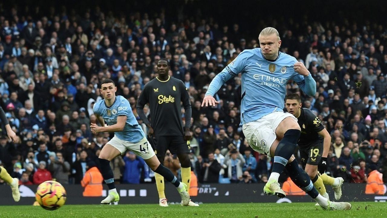 Haaland Misses Penalty as Man City Draw 1-1 with Everton