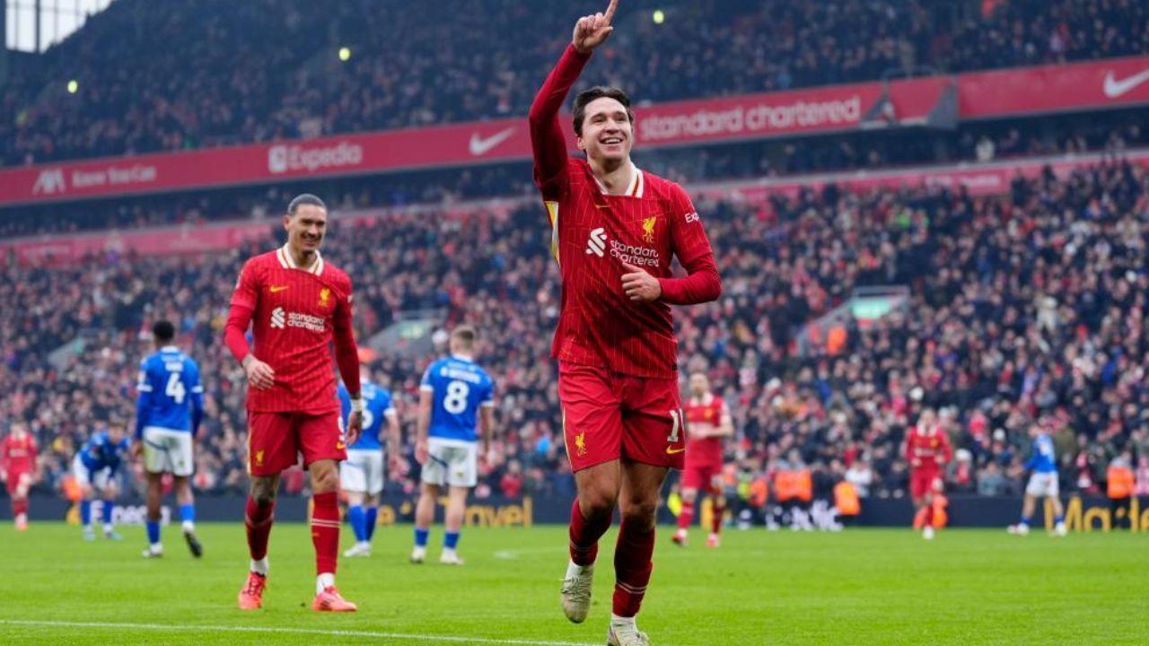 Federico Chiesa Scores First Liverpool Goal in FA Cup Win Over Accrington