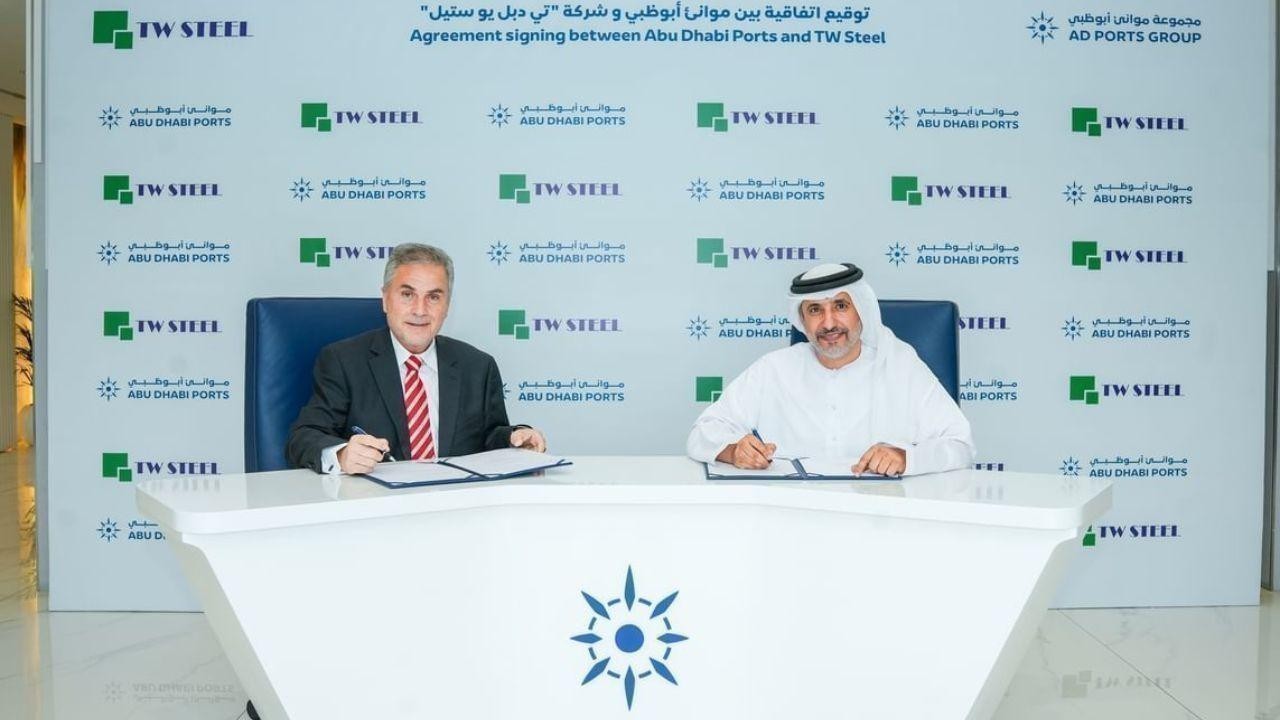 AD Ports, TW Steel Sign 10-Year Deal for Khalifa Port Boost