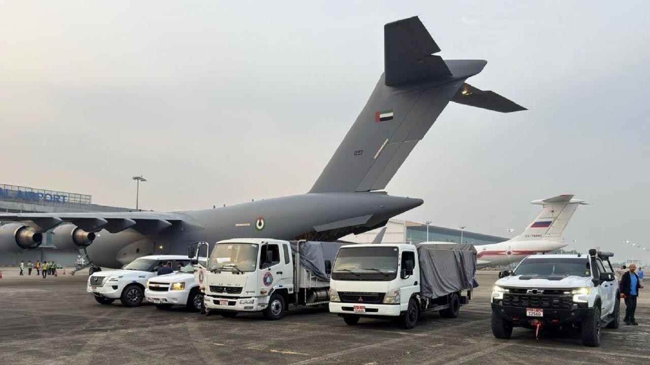UAE Search & Rescue Aids Myanmar Earthquake Victims