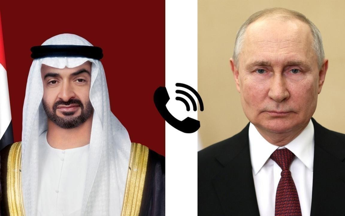 UAE President Talks with Putin in Phone Call Diplomacy