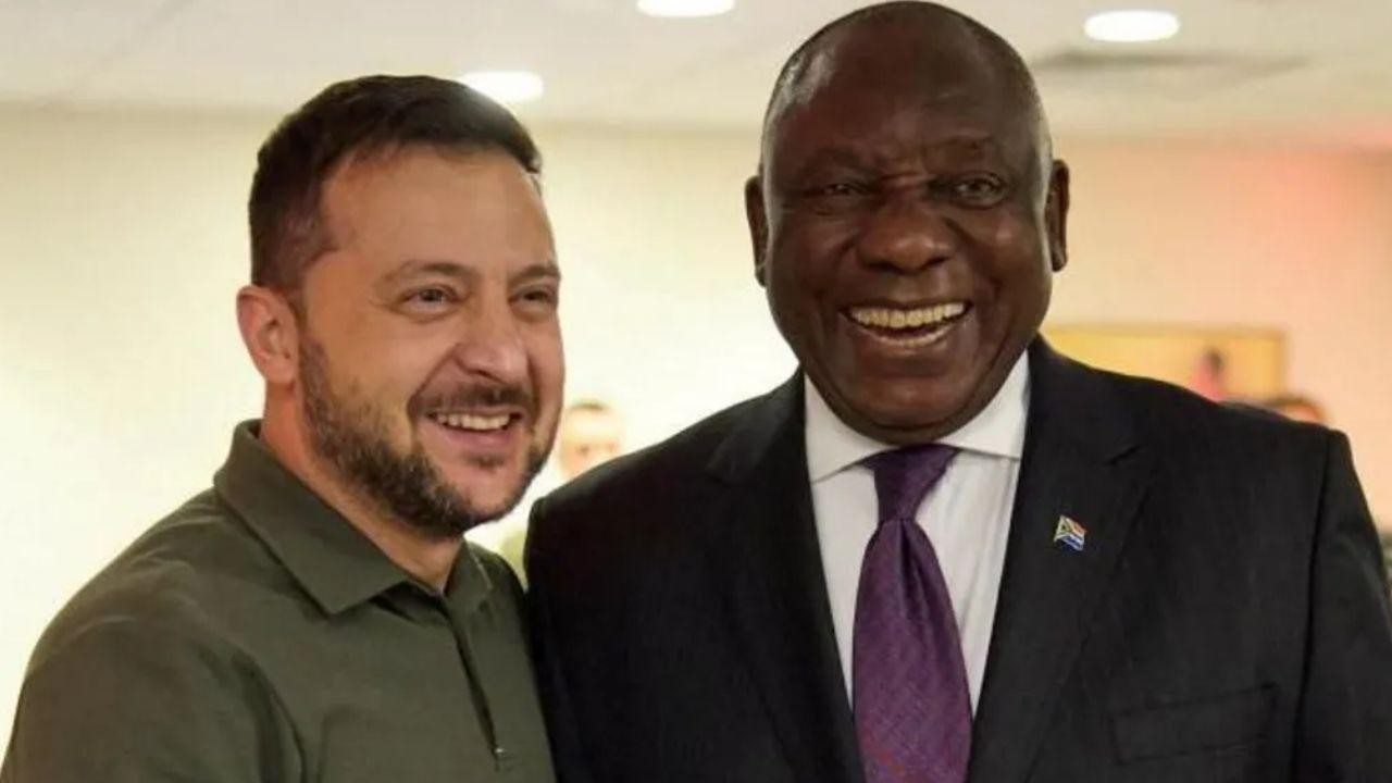 Zelenskyy in South Africa for peace talks with Ramaphosa