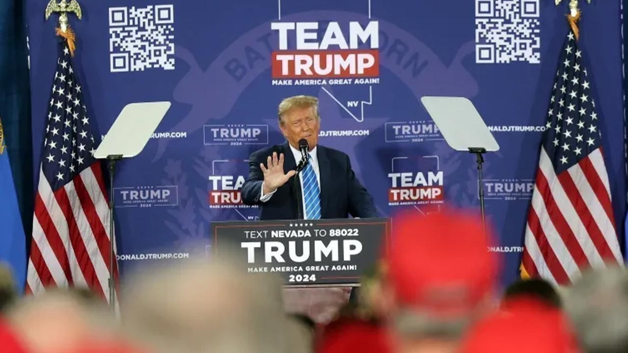 Trump Holds Nevada Rally Amid Heatwave Campaign Provides Cooling Stations