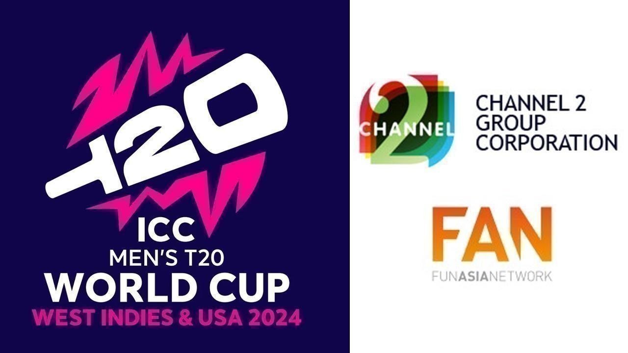 Channel 2 Group Corporation, FunAsia Network & Techsyn Corporation FZE LLC as Official Broadcast Partners for ICC Men’s T20 Cricket World Cup 2024