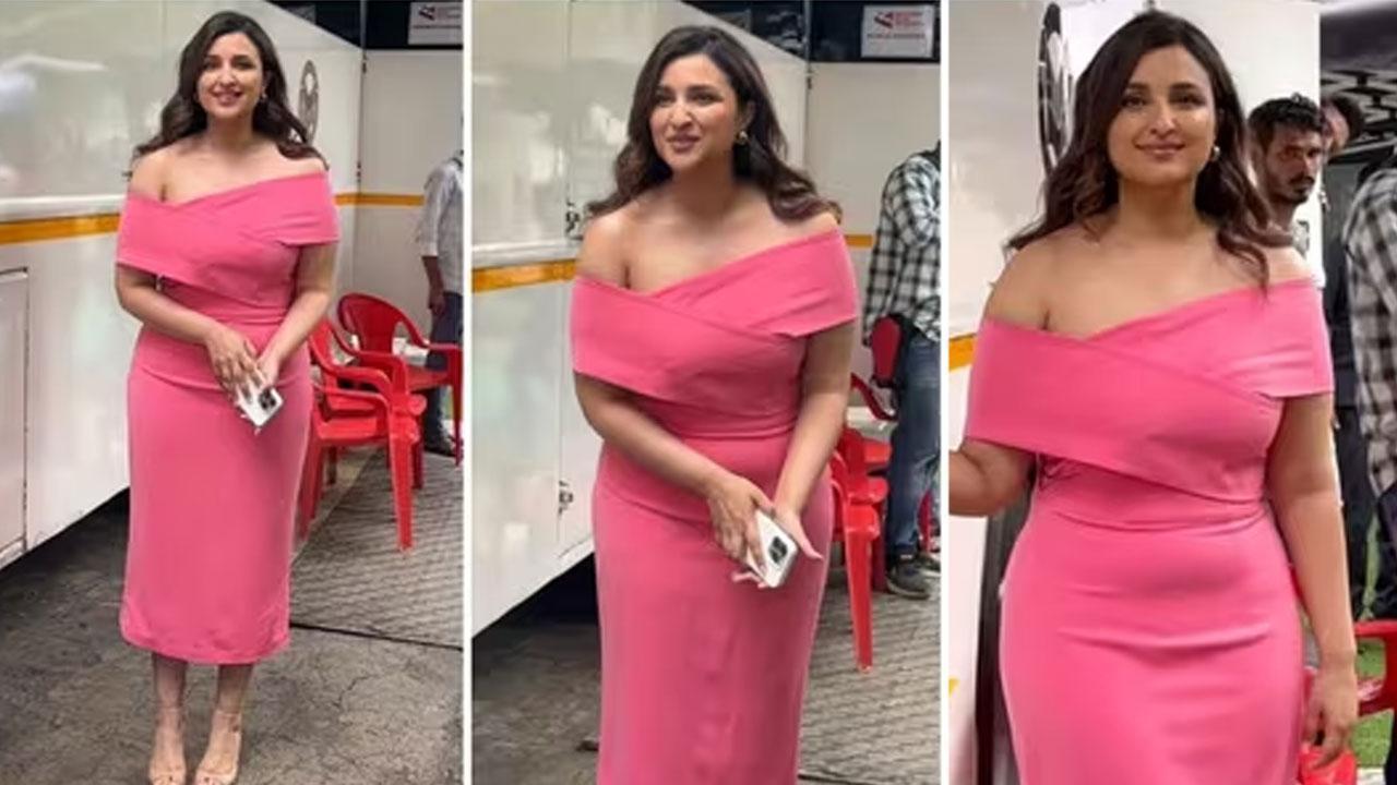 Parineeti Chopra’s Hot Pink Off-Shoulder Dress is a Barbie-Core Dream Come True