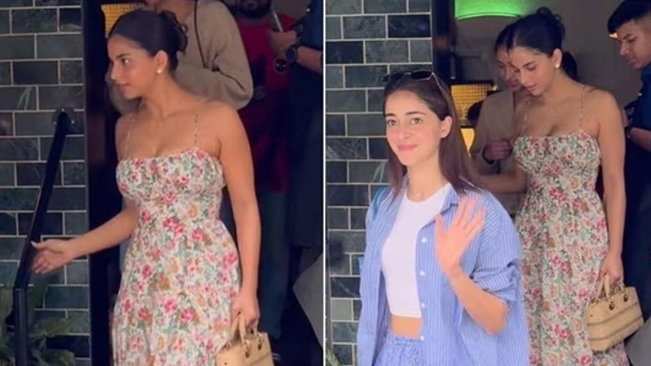 Suhana Khan's Friendship Day Lunch with Ananya Panday & Sister Floral Dress Price Revealed