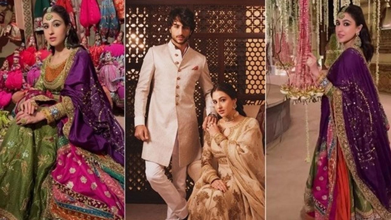 Sara Ali Khan Criticized for Not Crediting Pakistani Designer for Ambani Wedding Outfit