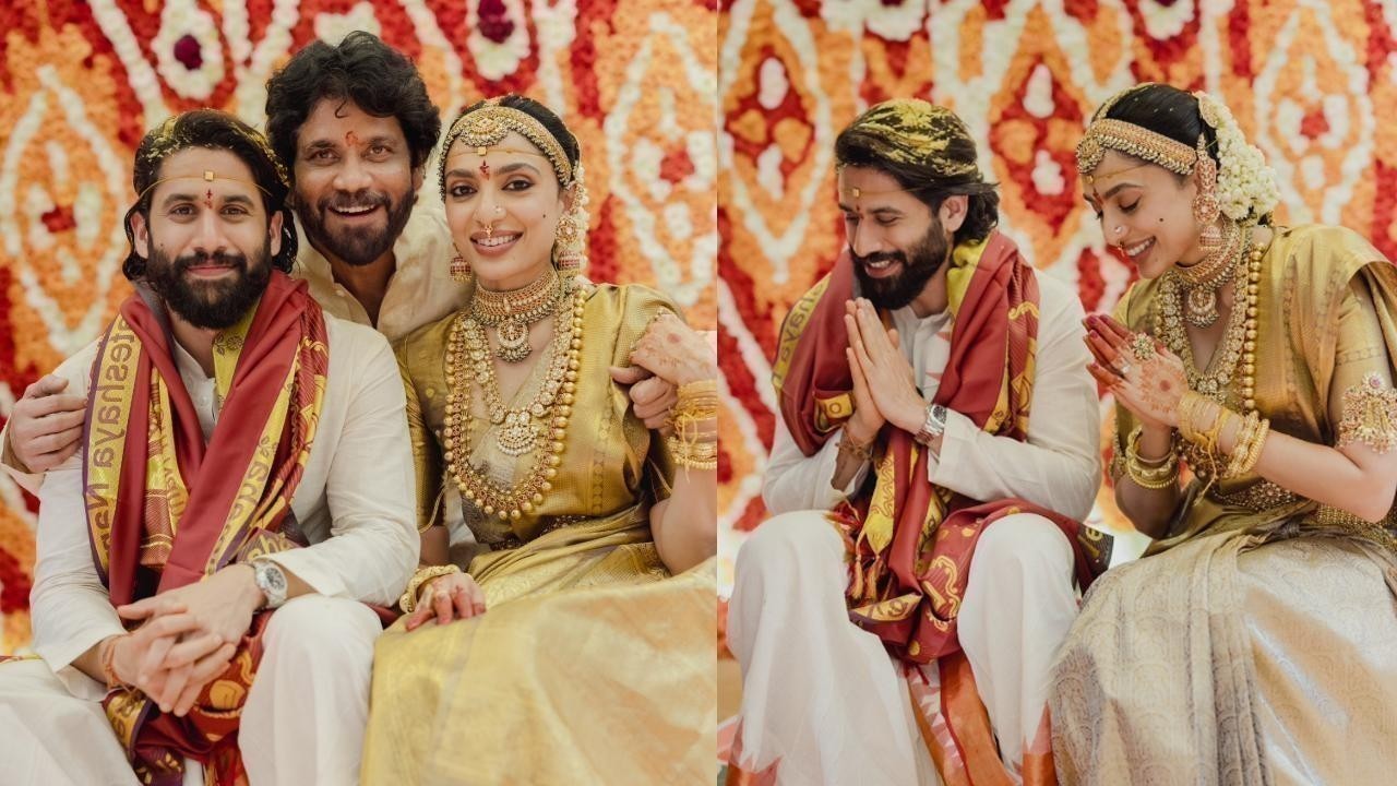 Inside Pics From Naga Chaitanya and Sobhita Dhulipala's Wedding Shared by Nagarjuna