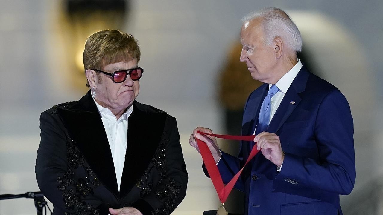 Joe Biden and Elton John Celebrate LGBTQ Milestone Together