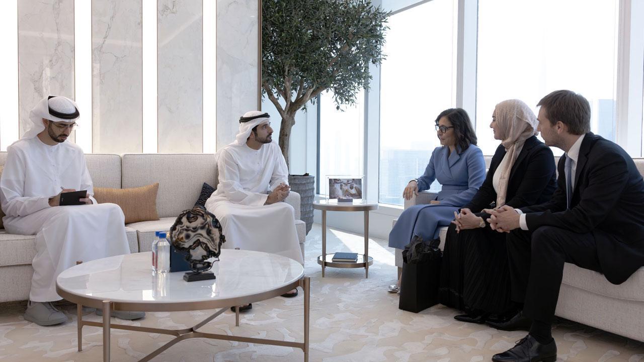 Hamdan bin Mohammed Meets Linda Yaccarino, CEO of X Corp