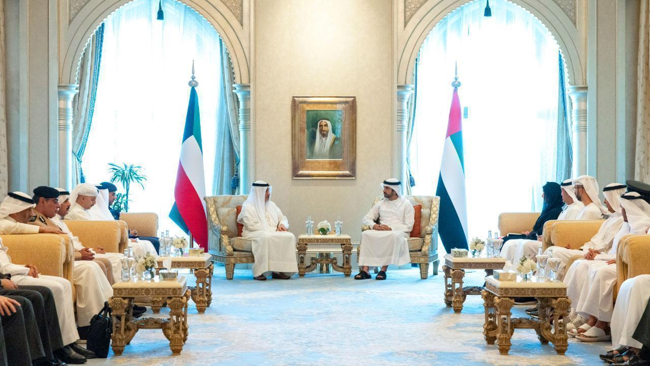 Hamdan bin Mohammed Meets Kuwait’s First Deputy Prime Minister
