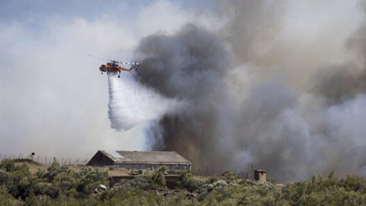 Firefighters Battle Blaze on Greek Island of Chios Amid 'Dangerous Summer' Warning from Premier