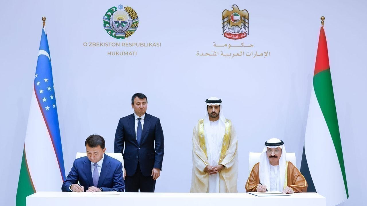 Hamdan bin Mohammed Witnesses Signing of Major Agreements and MoUs in Tashkent