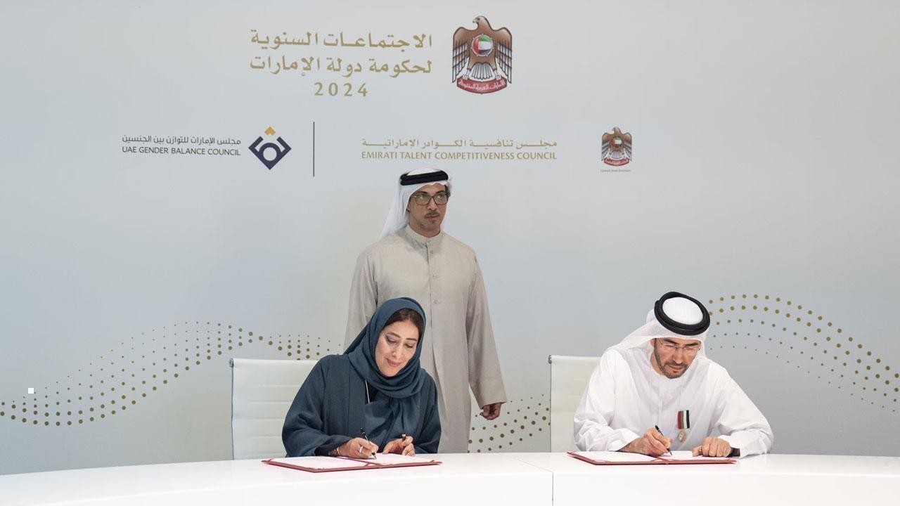 Mansour bin Zayed witnesses Nafis-UAE Gender Balance Council cooperation deal Mansour bin Zayed witnesses Nafis-UAE Gender Balance Council cooperation deal