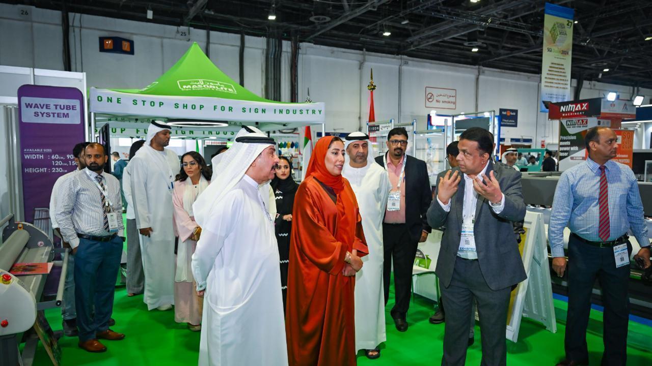 Mona Al Marri Opens 27th SGI Dubai Largest Sign and Graphic Expo in Region