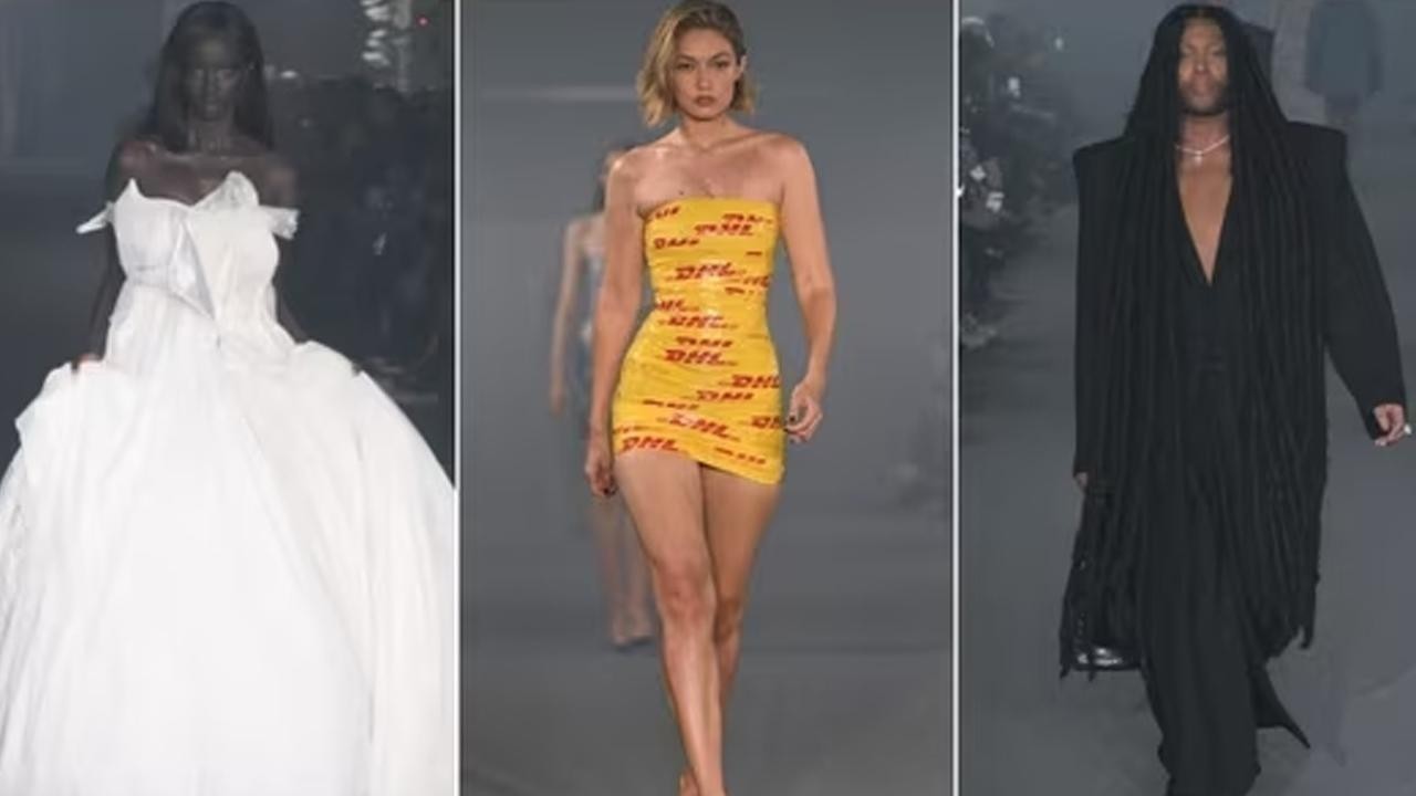 Gigi Hadid Stumbles on Runway at Vetements; Anok Yai Steals Show as Runaway Bride