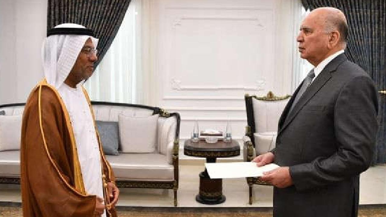 UAE Ambassador Presents Credentials to Iraqi Officials