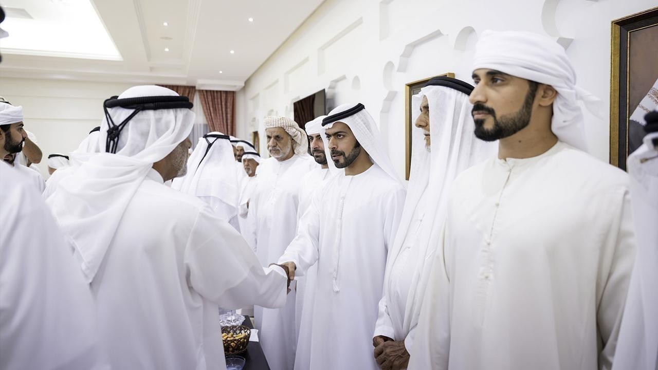 Khalifa and Zayed bin Tahnoon Extend Condolences on Abdulla Al Qemzi Wife’s Passing