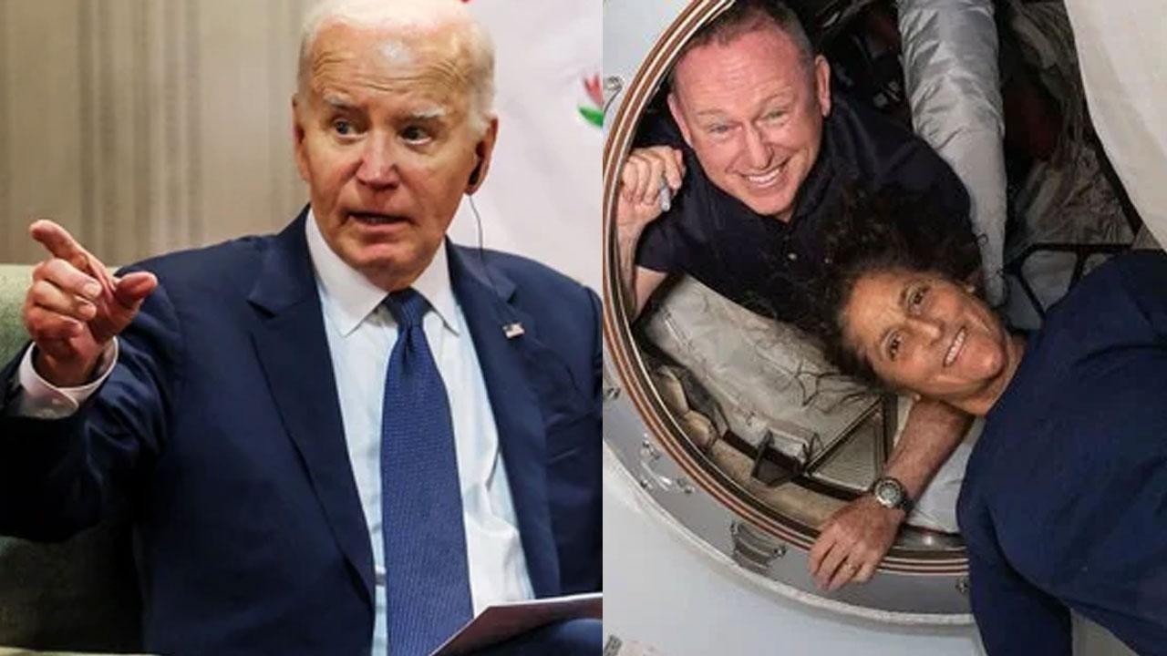 Joe Biden Jokes About Going to Space Station to Rescue Sunita Williams Joe Biden Jokes About Going to Space Station to Rescue Sunita Williams