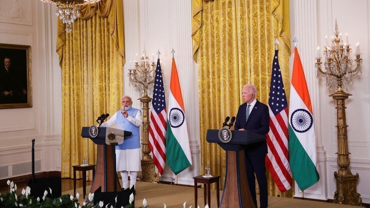 PM Modi Presents Silver Train Model and Pashmina Shawl Gifts to Joe and Jill Biden